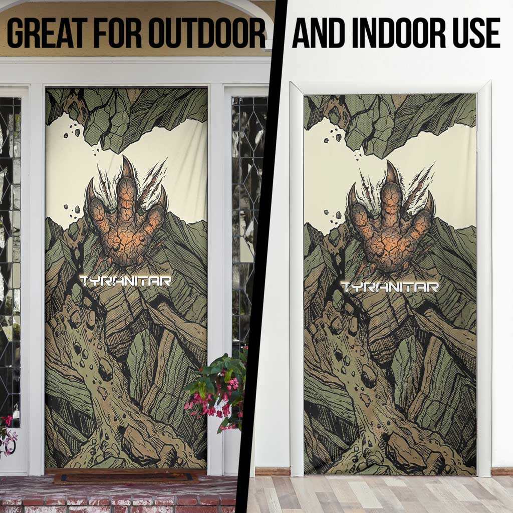Tyranitar Rock Smash Door Cover Tyranitar’s Seismic Roar - Monster of the Mountains