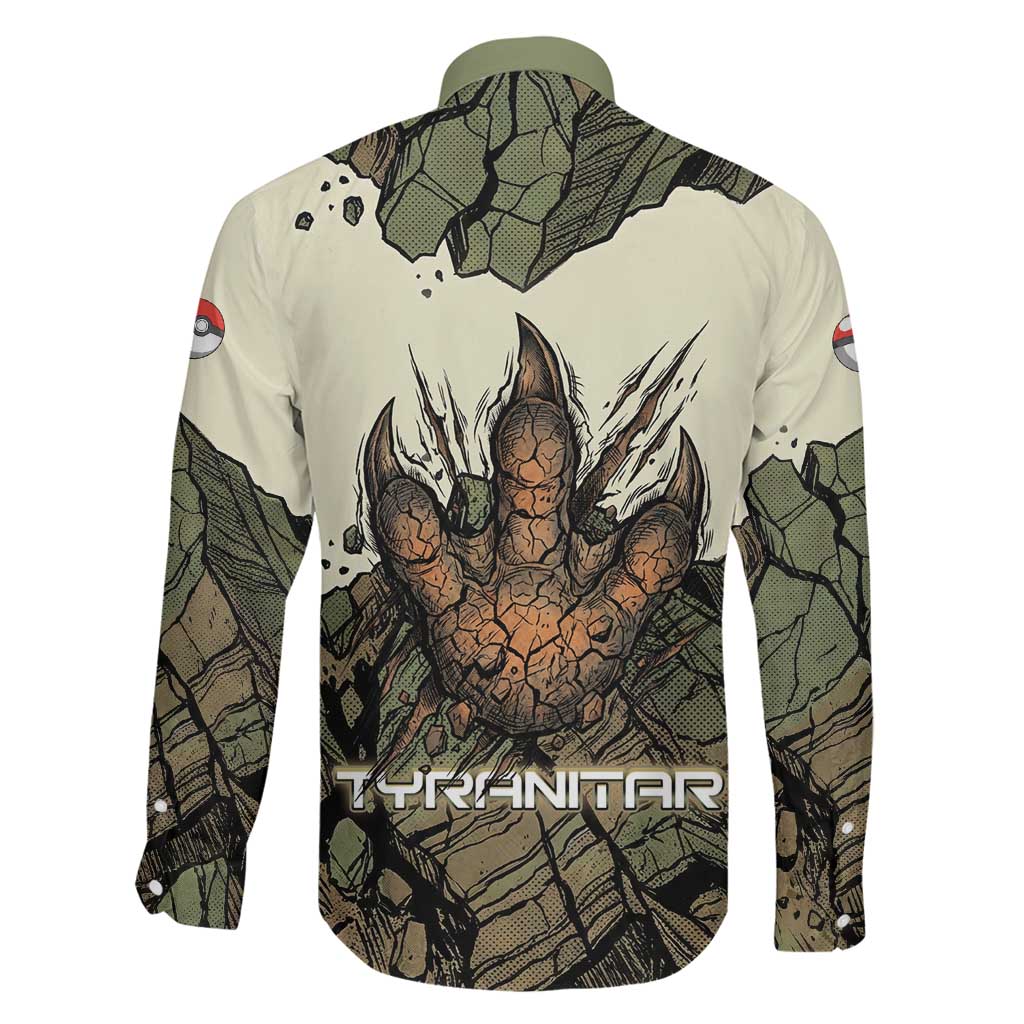 Tyranitar Rock Smash Family Matching Mermaid Dress and Hawaiian Shirt Tyranitar’s Seismic Roar - Monster of the Mountains