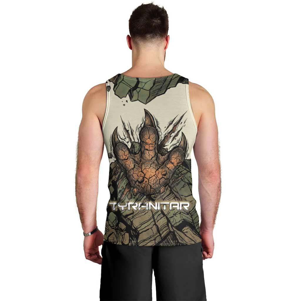 Tyranitar Rock Smash Men Tank Top Tyranitar’s Seismic Roar - Monster of the Mountains