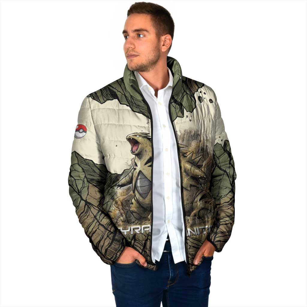 Tyranitar Rock Smash Padded Jacket Tyranitar’s Seismic Roar - Monster of the Mountains