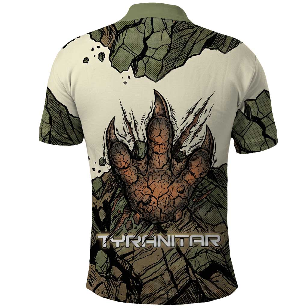 Tyranitar Rock Smash Polo Shirt Tyranitar’s Seismic Roar - Monster of the Mountains