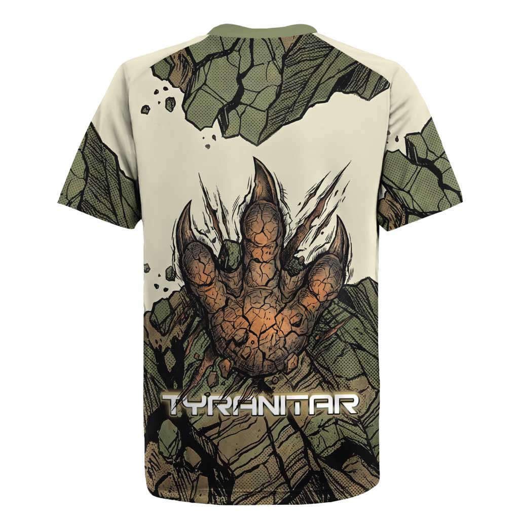 Tyranitar Rock Smash Rugby Jersey Tyranitar’s Seismic Roar - Monster of the Mountains