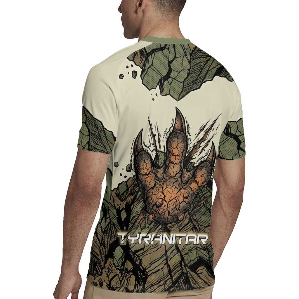Tyranitar Rock Smash Rugby Jersey Tyranitar’s Seismic Roar - Monster of the Mountains