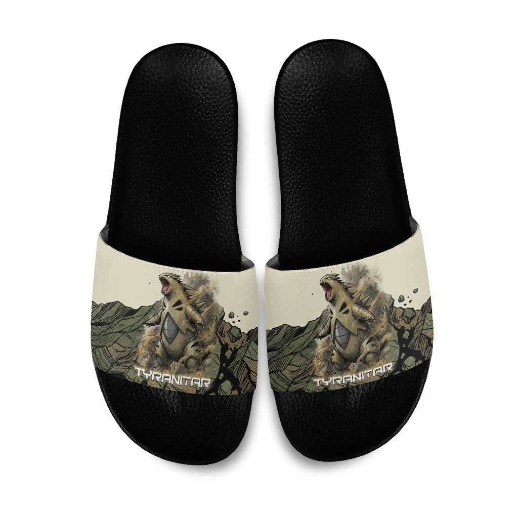 Tyranitar Rock Smash Slide Sandals Tyranitar’s Seismic Roar - Monster of the Mountains