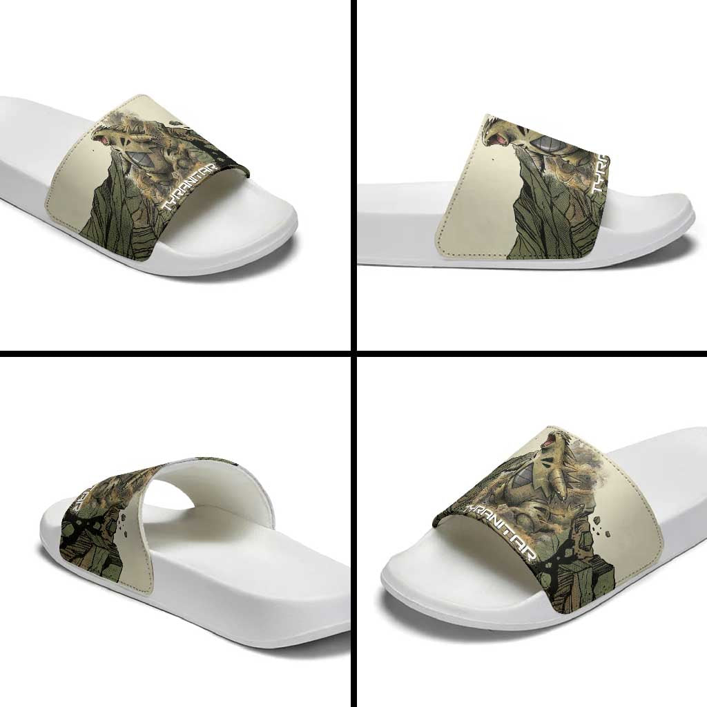 Tyranitar Rock Smash Slide Sandals Tyranitar’s Seismic Roar - Monster of the Mountains