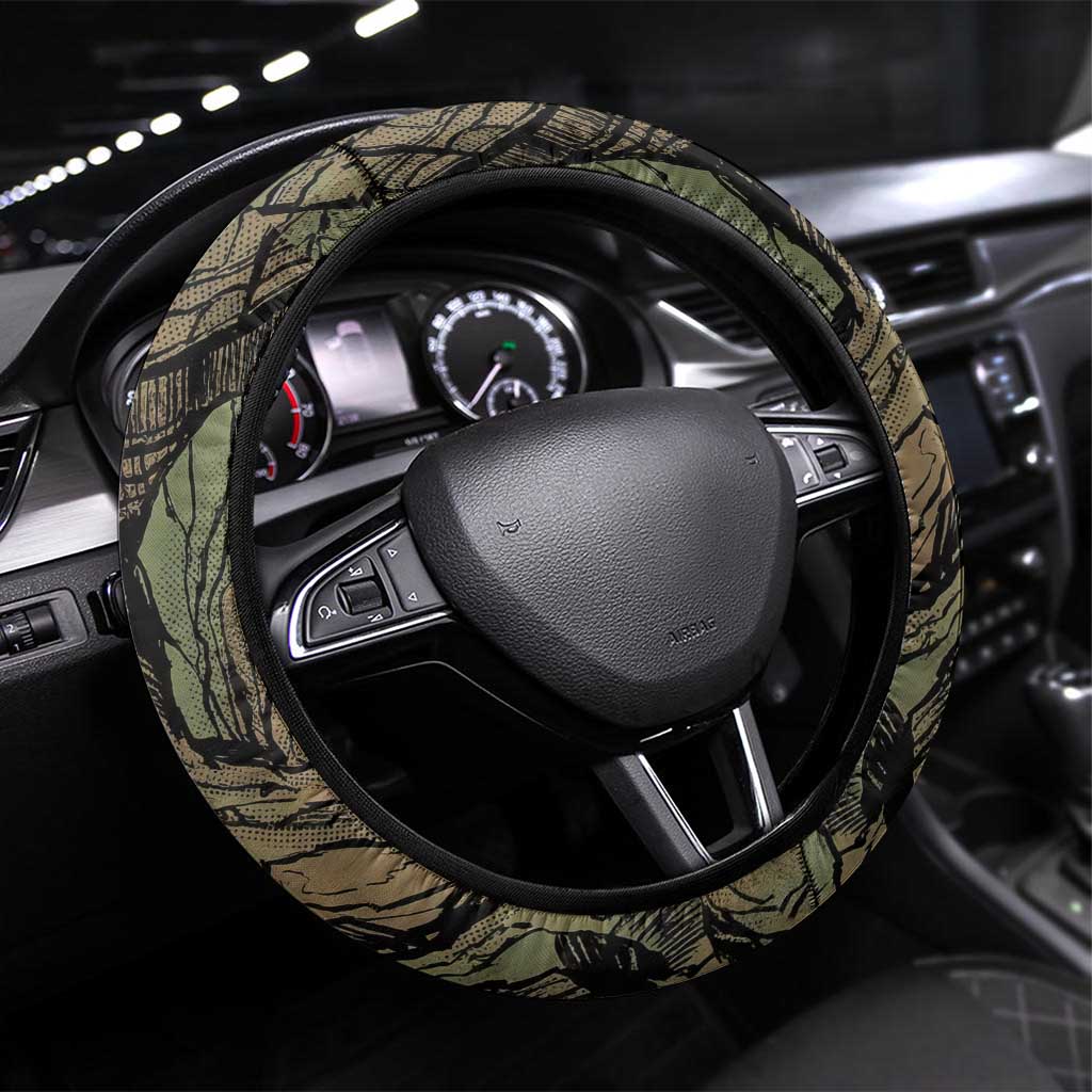 Tyranitar Rock Smash Steering Wheel Cover Tyranitar’s Seismic Roar - Monster of the Mountains