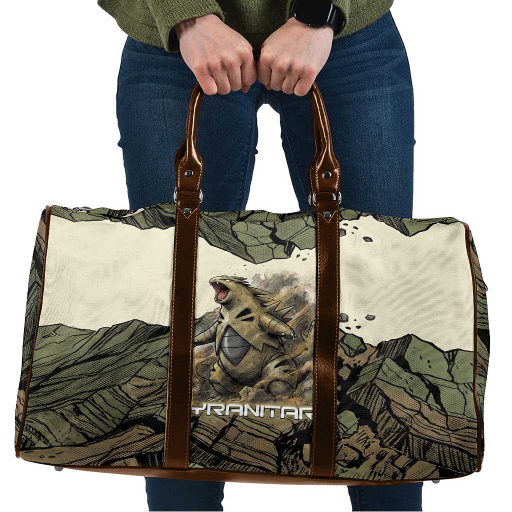 Tyranitar Rock Smash Travel Bag Tyranitar’s Seismic Roar - Monster of the Mountains