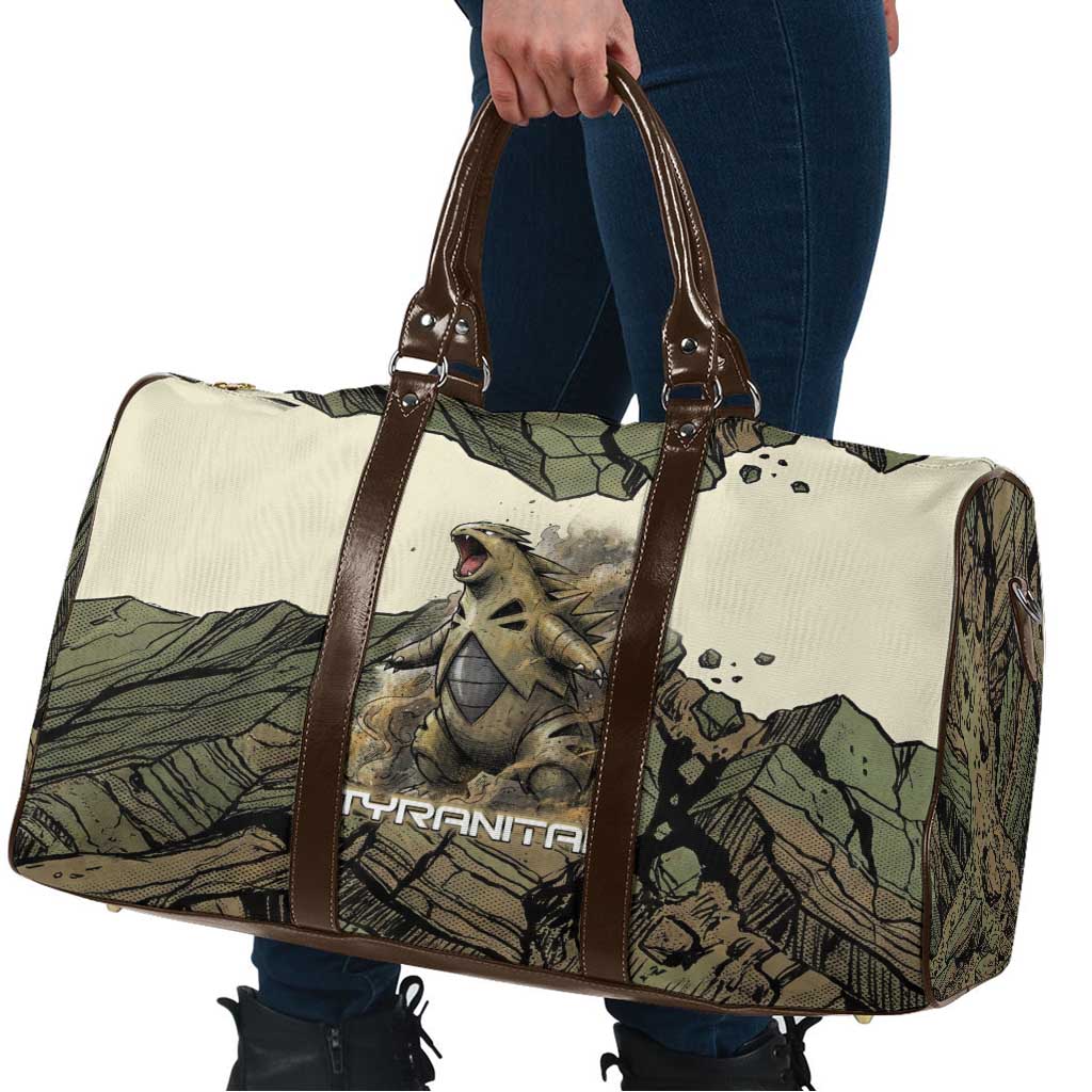 Tyranitar Rock Smash Travel Bag Tyranitar’s Seismic Roar - Monster of the Mountains