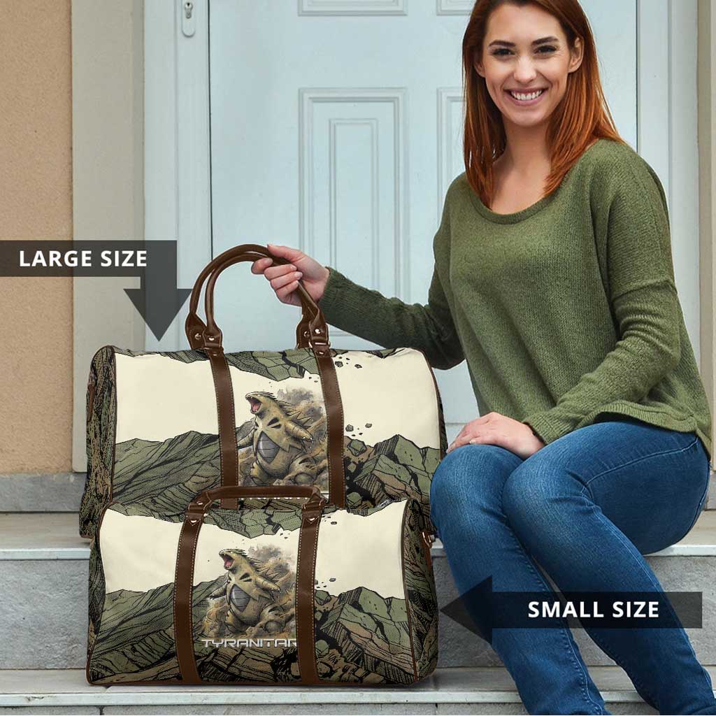 Tyranitar Rock Smash Travel Bag Tyranitar’s Seismic Roar - Monster of the Mountains