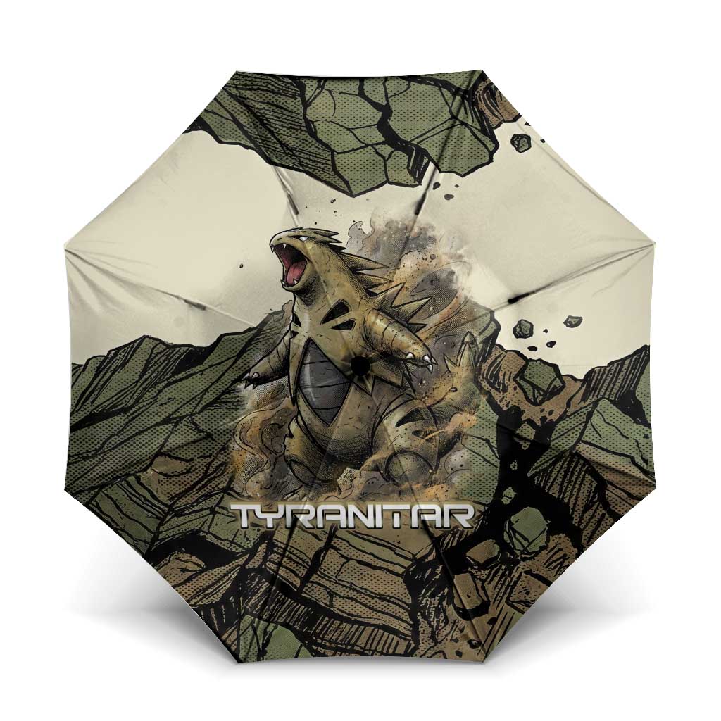 Tyranitar Rock Smash Umbrella Tyranitar’s Seismic Roar - Monster of the Mountains