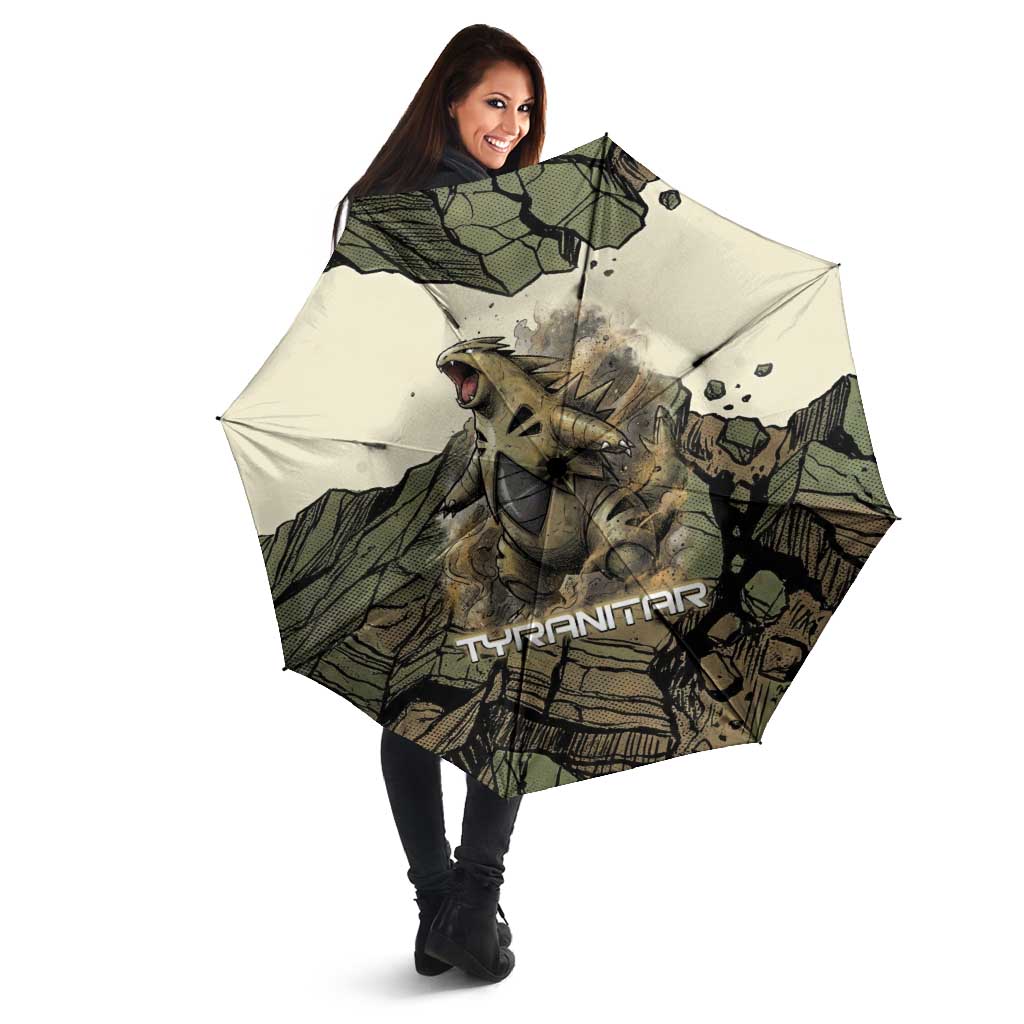 Tyranitar Rock Smash Umbrella Tyranitar’s Seismic Roar - Monster of the Mountains