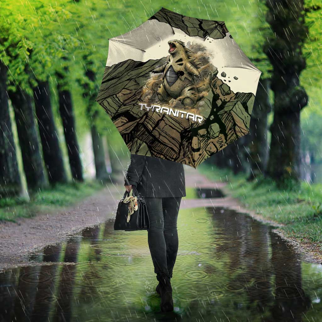 Tyranitar Rock Smash Umbrella Tyranitar’s Seismic Roar - Monster of the Mountains