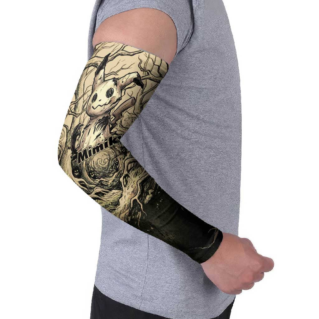 Mimikyu Forest Shadows Arm Sleeves Mimikyu’s Curse - Shadows Beneath the Mask