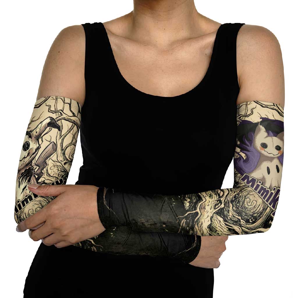 Mimikyu Forest Shadows Arm Sleeves Mimikyu’s Curse - Shadows Beneath the Mask