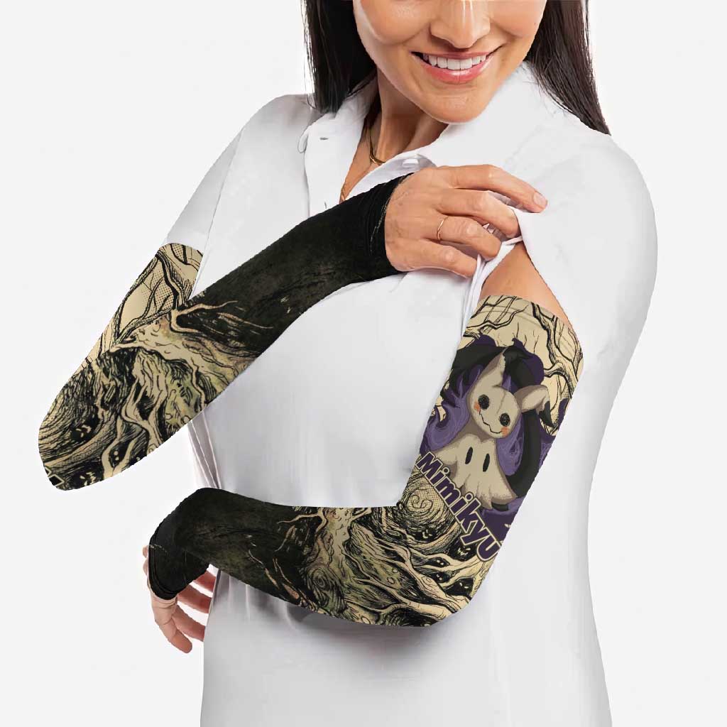 Mimikyu Forest Shadows Arm Sleeves Mimikyu’s Curse - Shadows Beneath the Mask