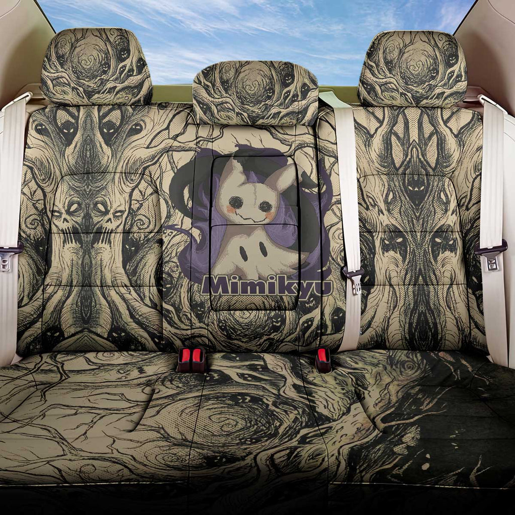 Mimikyu Forest Shadows Back Car Seat Cover Mimikyu’s Curse - Shadows Beneath the Mask