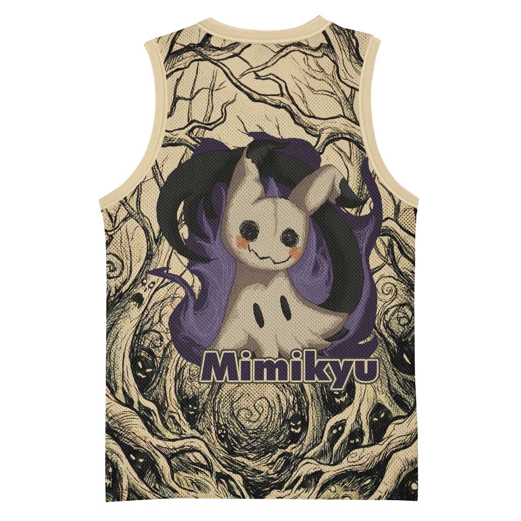 Mimikyu Forest Shadows Basketball Jersey Mimikyu’s Curse - Shadows Beneath the Mask