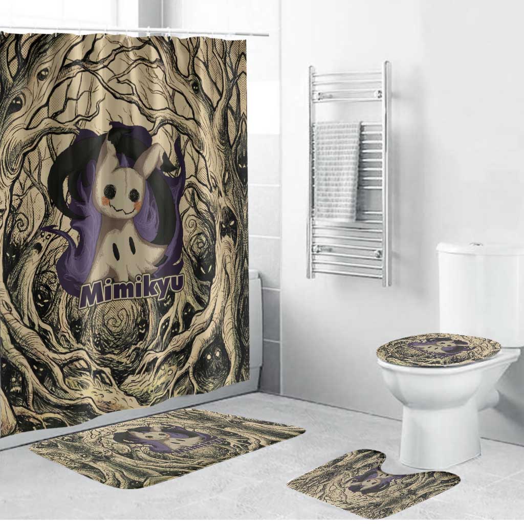 Mimikyu Forest Shadows Bathroom Set Mimikyu’s Curse - Shadows Beneath the Mask