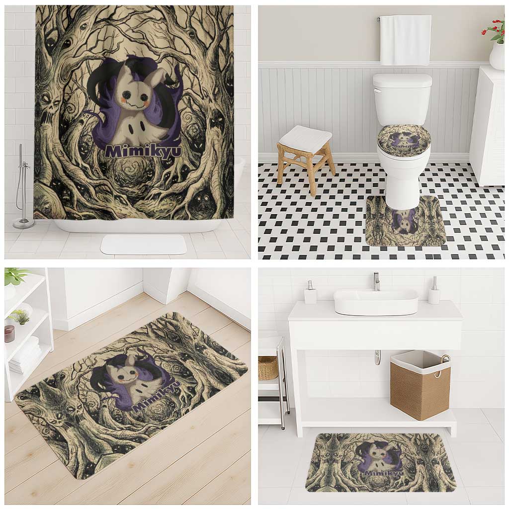 Mimikyu Forest Shadows Bathroom Set Mimikyu’s Curse - Shadows Beneath the Mask