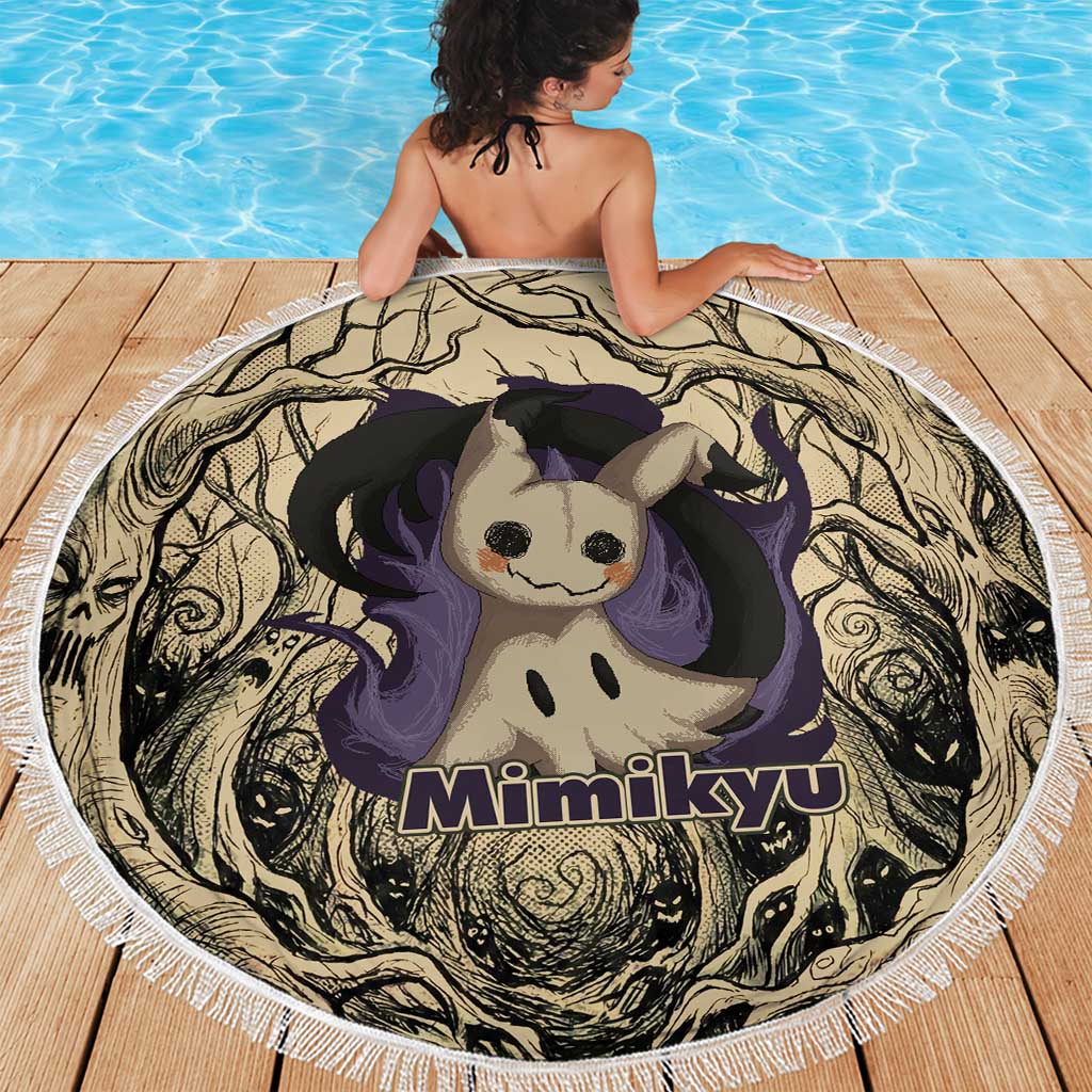 Mimikyu Forest Shadows Beach Blanket Mimikyu’s Curse - Shadows Beneath the Mask