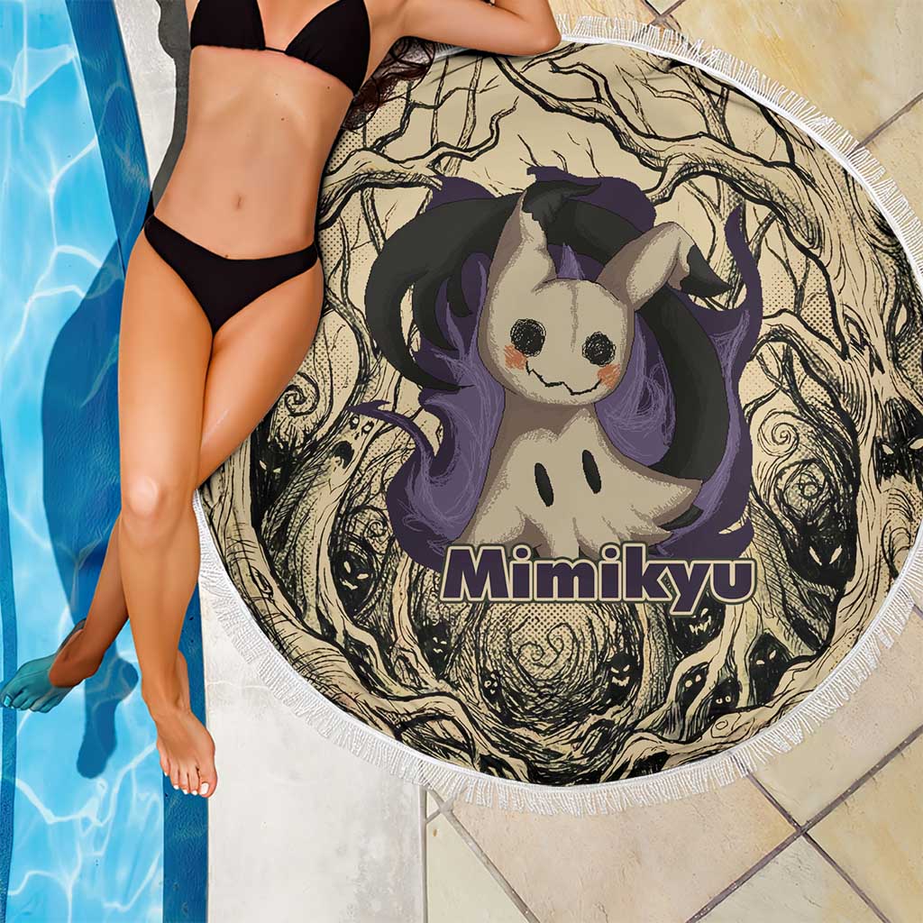 Mimikyu Forest Shadows Beach Blanket Mimikyu’s Curse - Shadows Beneath the Mask