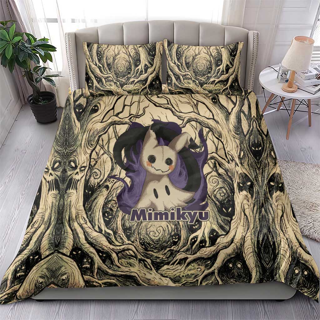 Mimikyu Forest Shadows Bedding Set Mimikyu’s Curse - Shadows Beneath the Mask