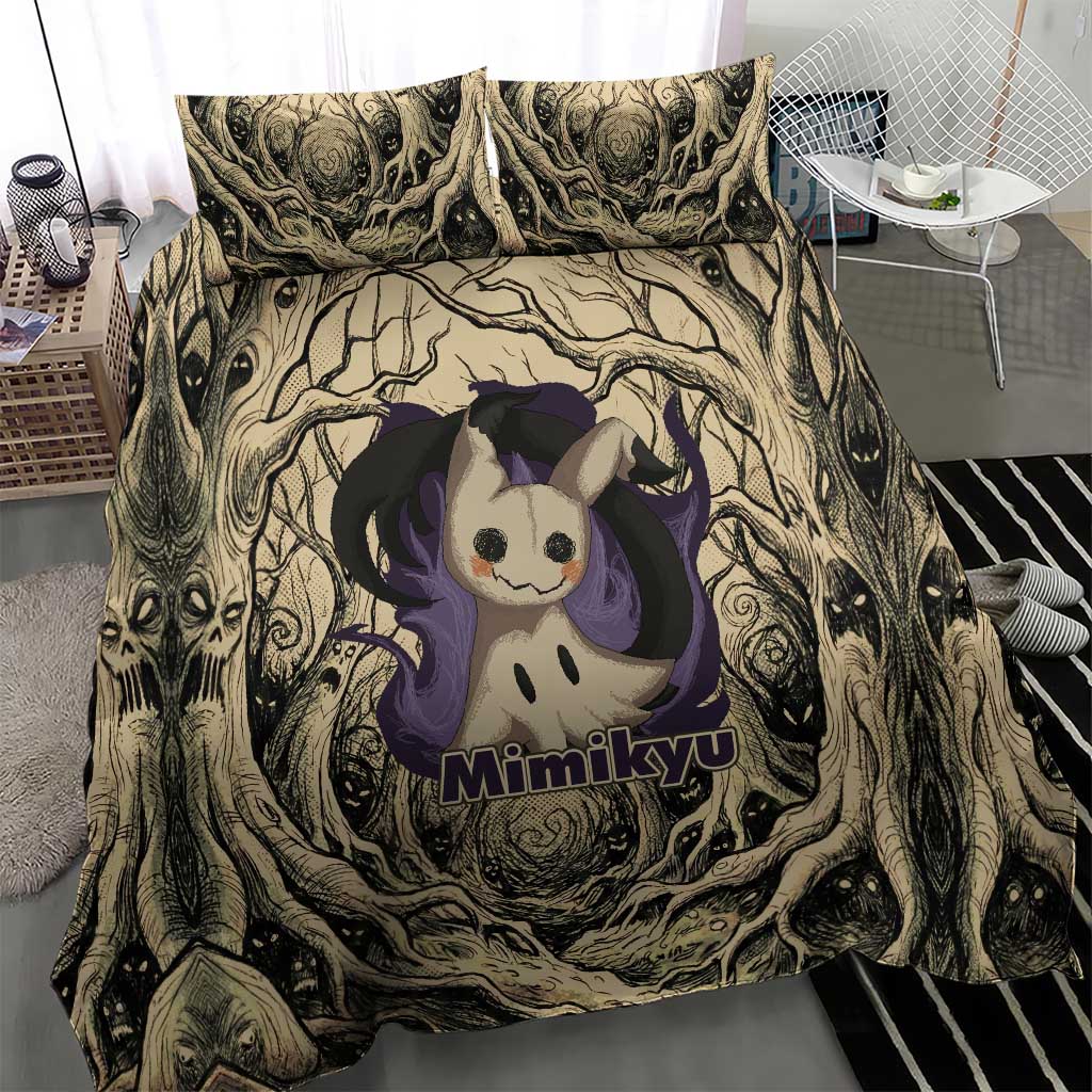 Mimikyu Forest Shadows Bedding Set Mimikyu’s Curse - Shadows Beneath the Mask
