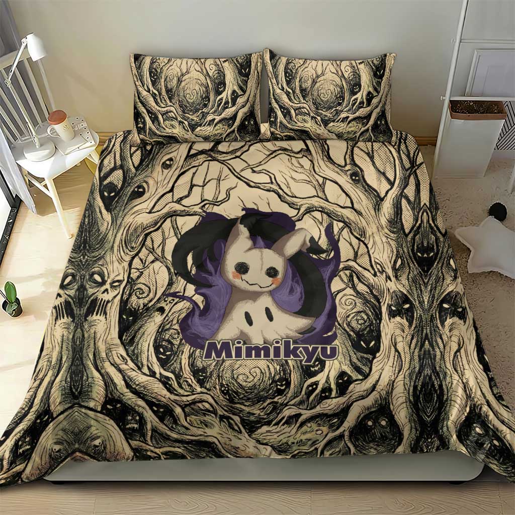 Mimikyu Forest Shadows Bedding Set Mimikyu’s Curse - Shadows Beneath the Mask