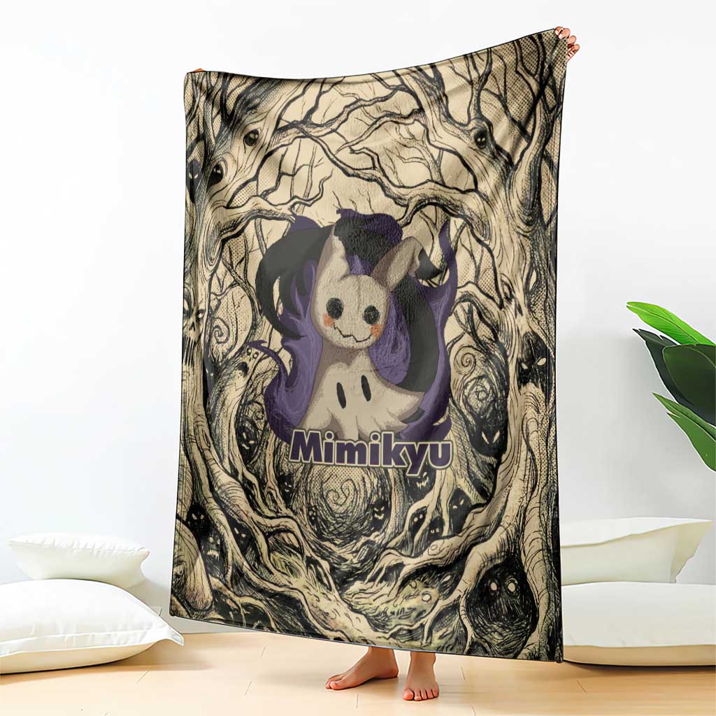 Mimikyu Forest Shadows Blanket Mimikyu’s Curse - Shadows Beneath the Mask