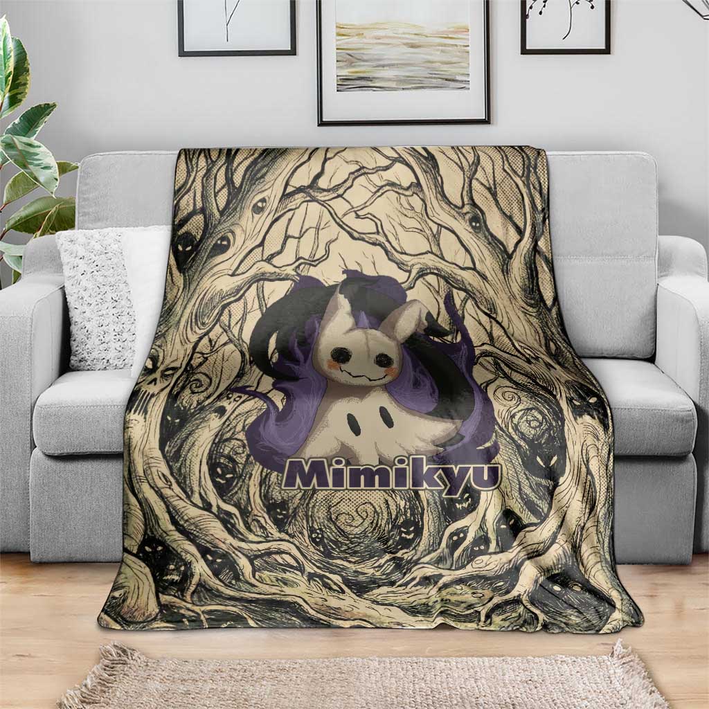 Mimikyu Forest Shadows Blanket Mimikyu’s Curse - Shadows Beneath the Mask