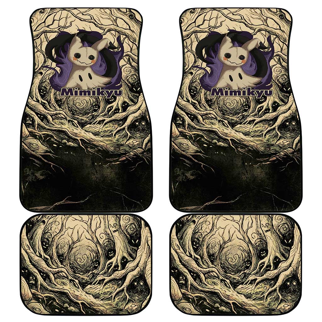 Mimikyu Forest Shadows Car Mats Mimikyu’s Curse - Shadows Beneath the Mask