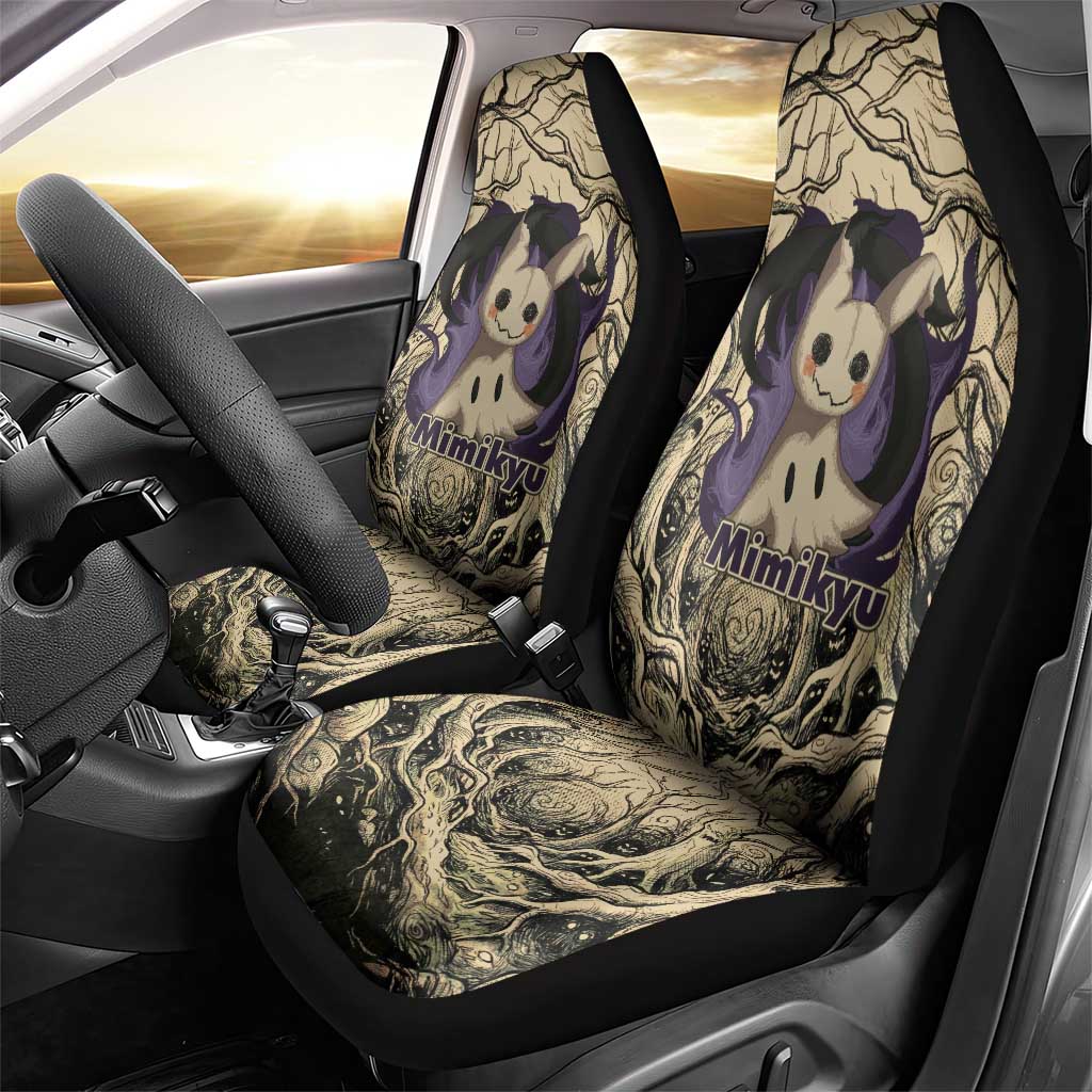 Mimikyu Forest Shadows Car Seat Cover Mimikyu’s Curse - Shadows Beneath the Mask