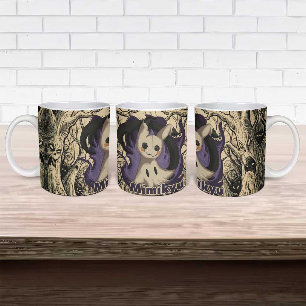 Mimikyu Forest Shadows Ceramic Mug Mimikyu’s Curse - Shadows Beneath the Mask