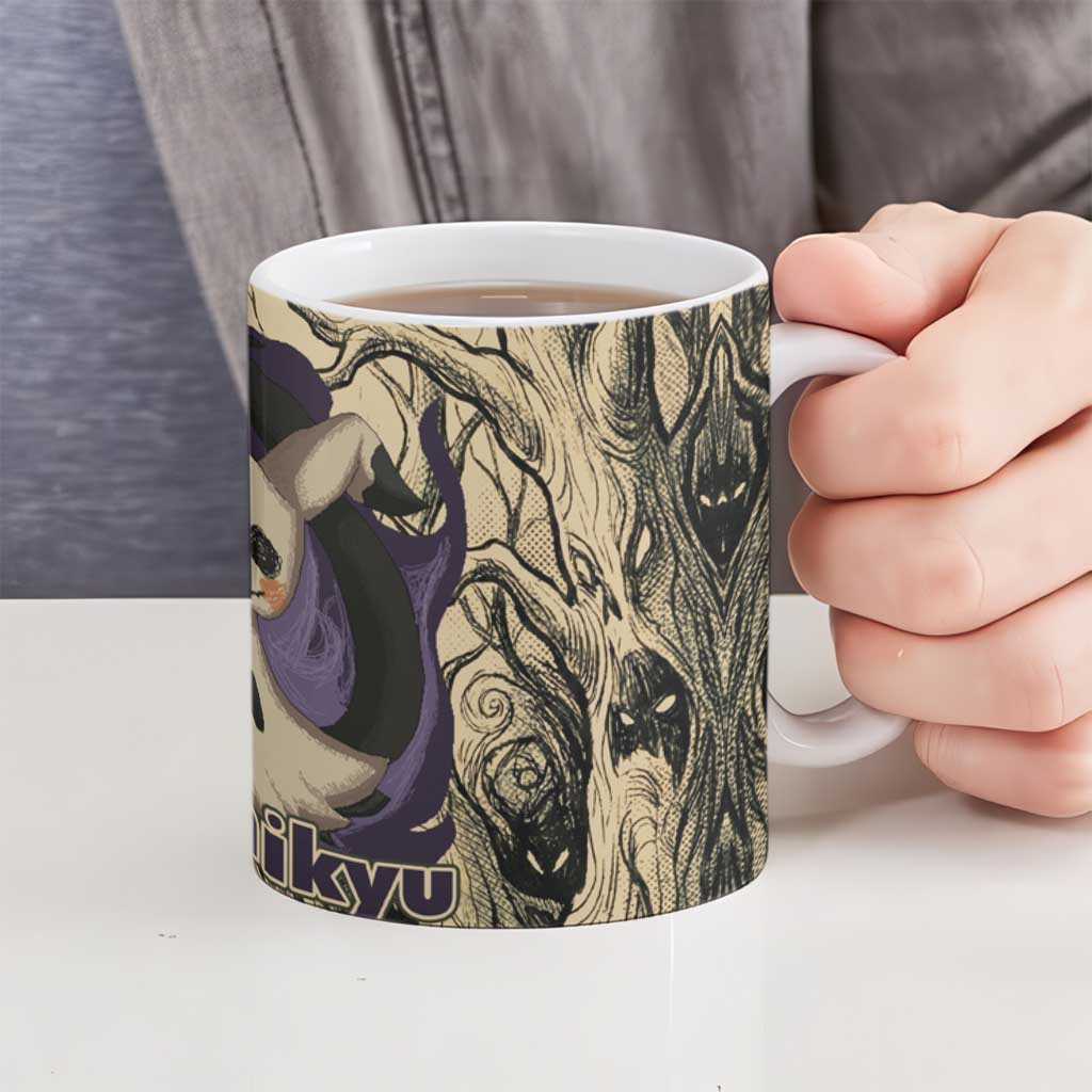 Mimikyu Forest Shadows Ceramic Mug Mimikyu’s Curse - Shadows Beneath the Mask
