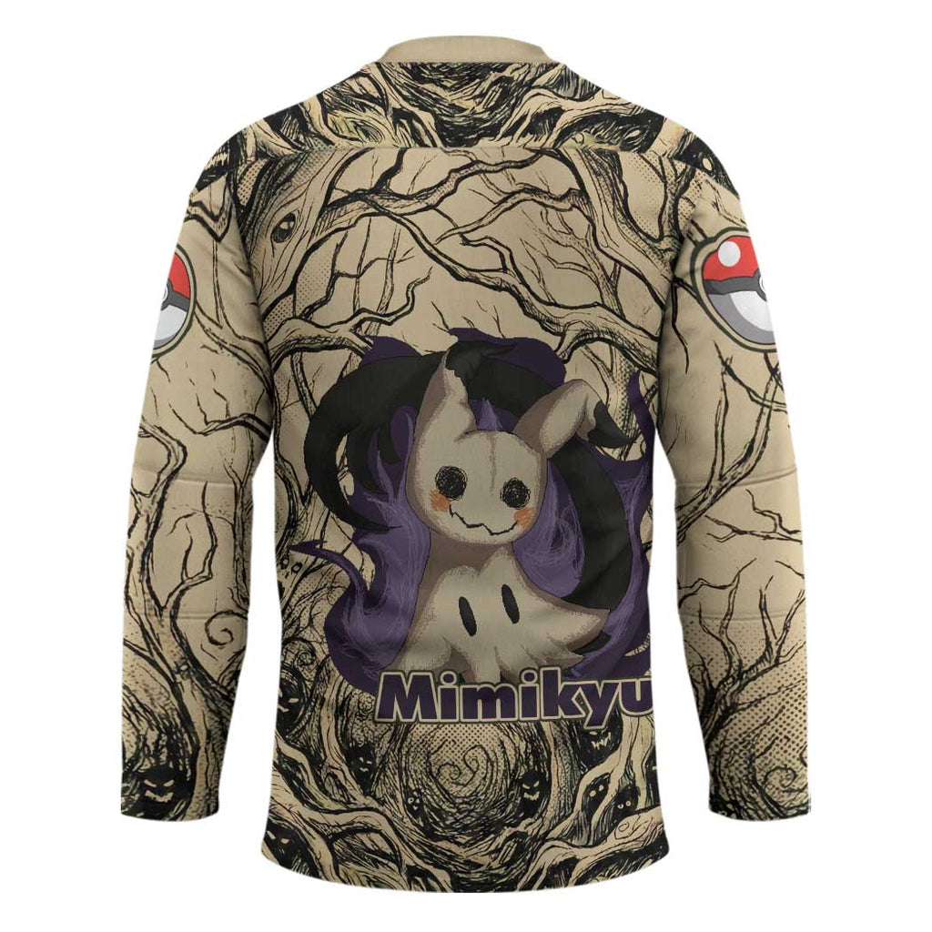 Mimikyu Forest Shadows Hockey Jersey Mimikyu’s Curse - Shadows Beneath the Mask