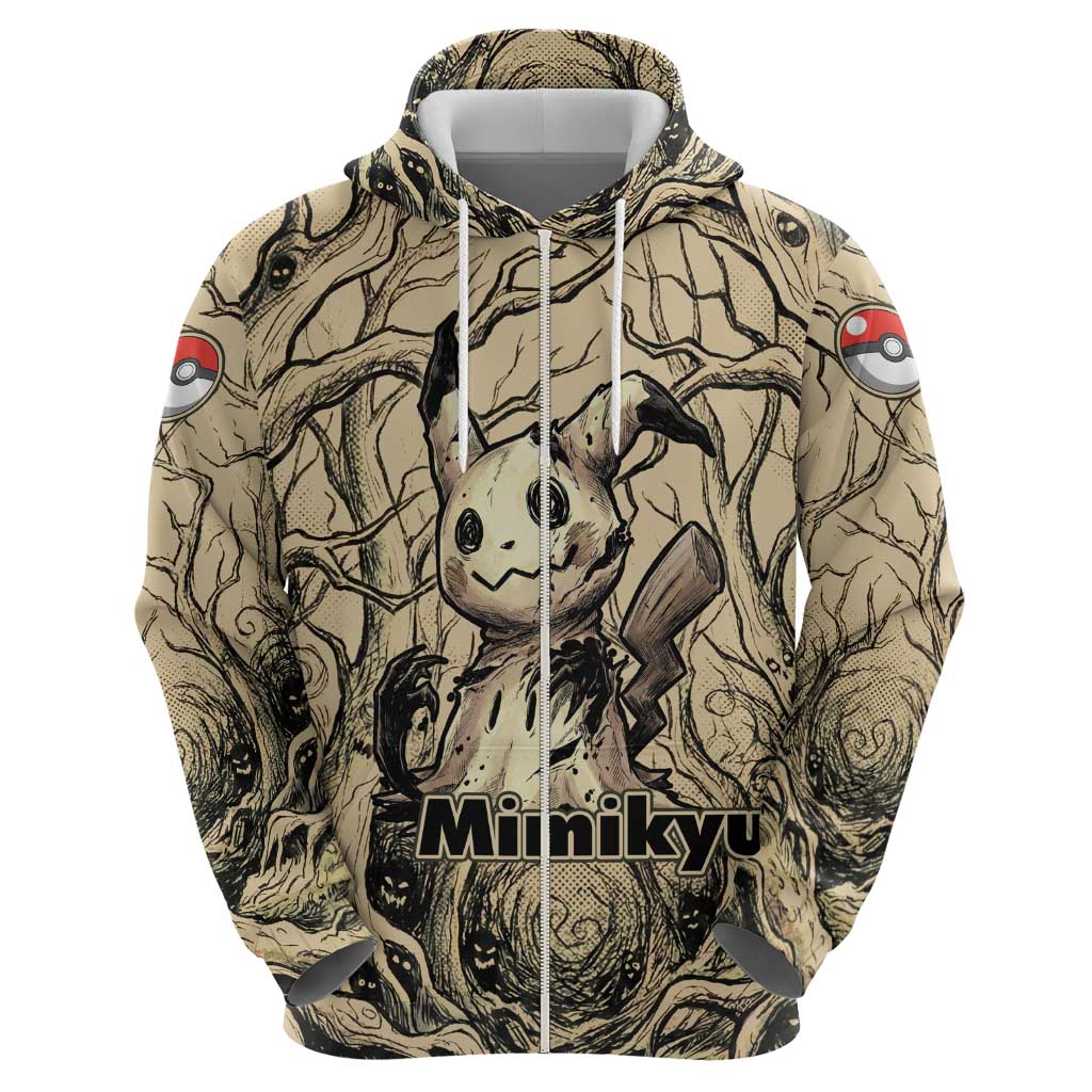 Mimikyu Forest Shadows Hoodie Mimikyu’s Curse - Shadows Beneath the Mask