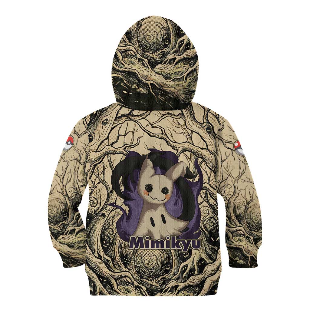 Mimikyu Forest Shadows Kid Hoodie Mimikyu’s Curse - Shadows Beneath the Mask