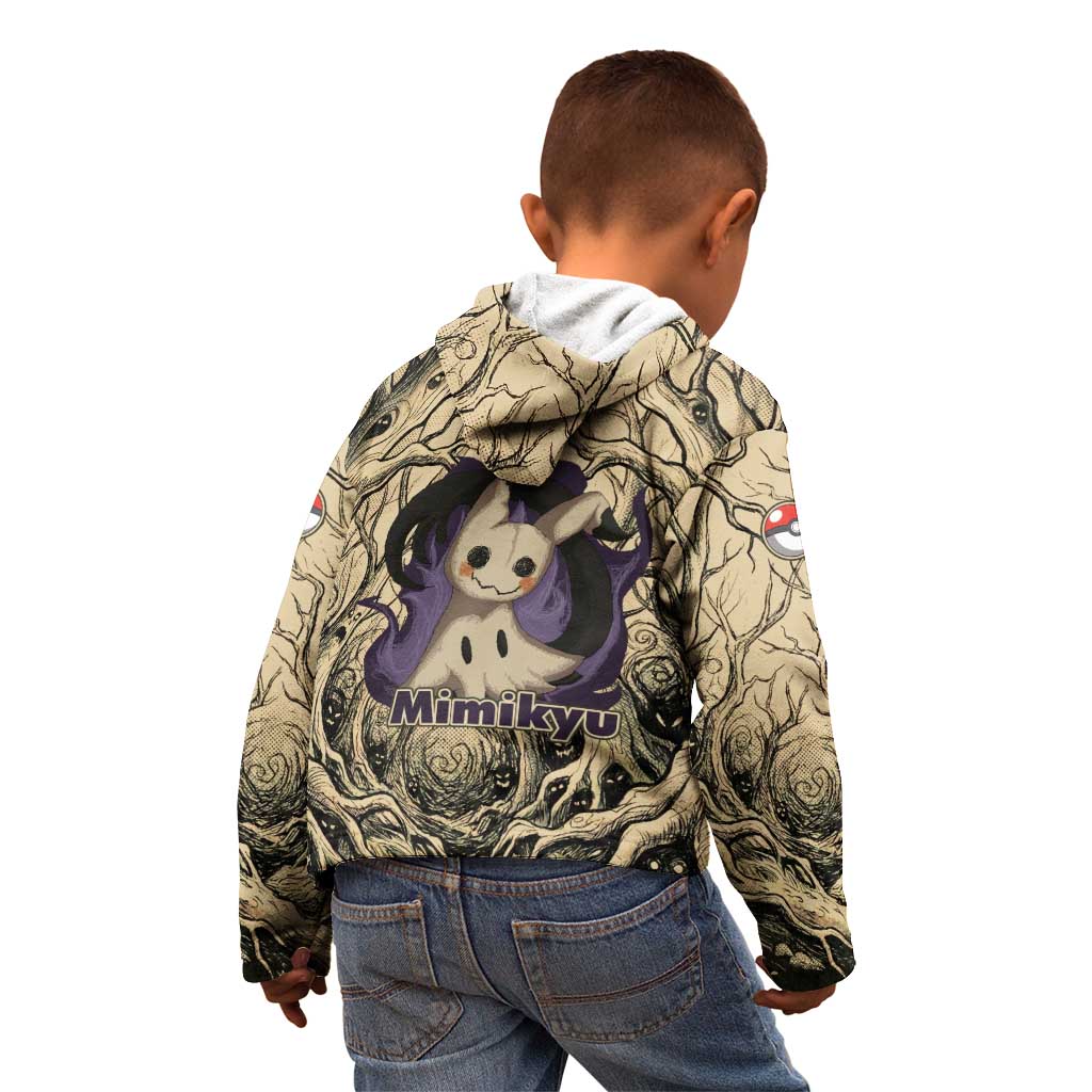 Mimikyu Forest Shadows Kid Hoodie Mimikyu’s Curse - Shadows Beneath the Mask