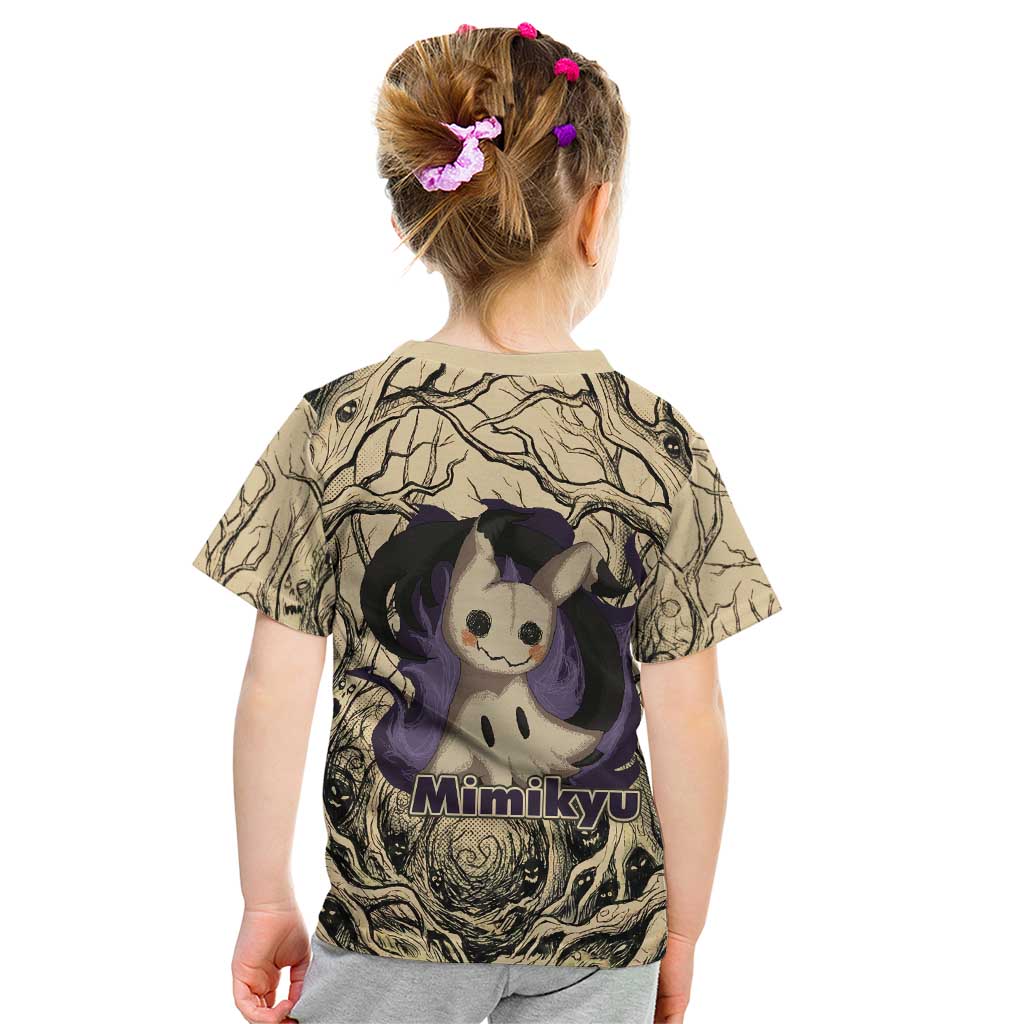 Mimikyu Forest Shadows Kid T Shirt Mimikyu’s Curse - Shadows Beneath the Mask
