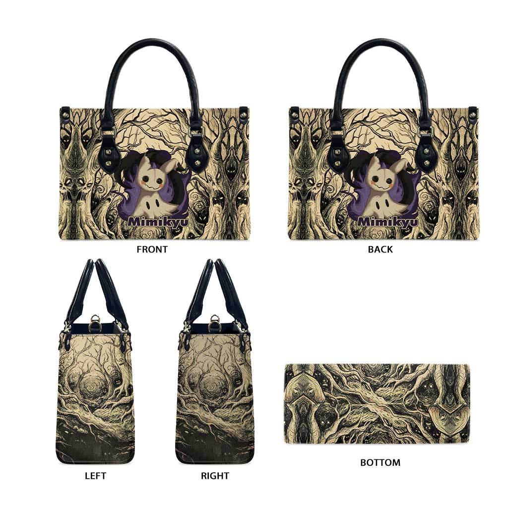Mimikyu Forest Shadows Leather Bag Mimikyu’s Curse - Shadows Beneath the Mask