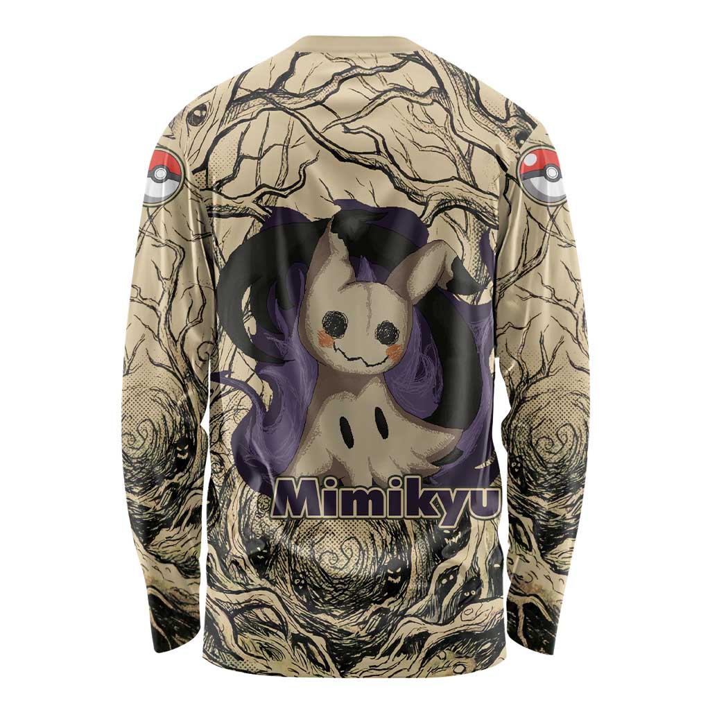 Mimikyu Forest Shadows Long Sleeve Shirt Mimikyu’s Curse - Shadows Beneath the Mask
