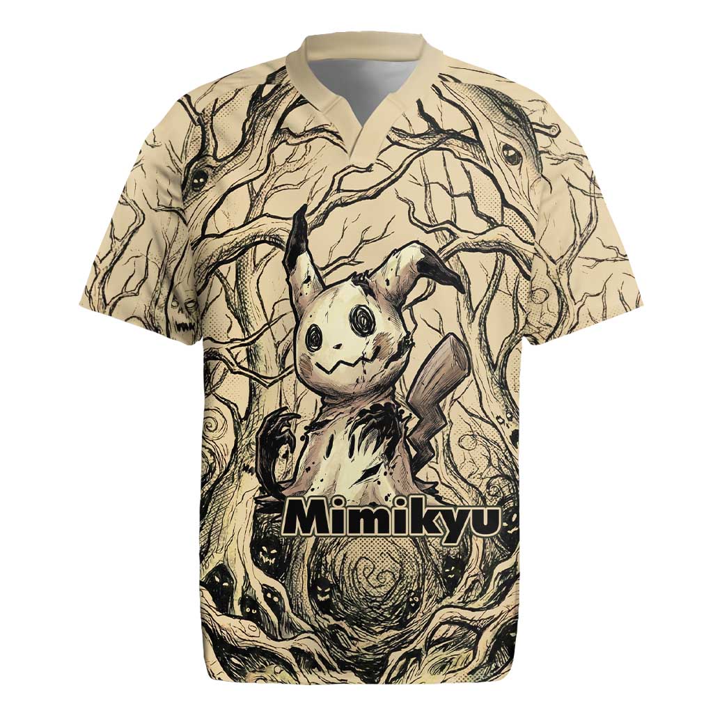 Mimikyu Forest Shadows Rugby Jersey Mimikyu’s Curse - Shadows Beneath the Mask