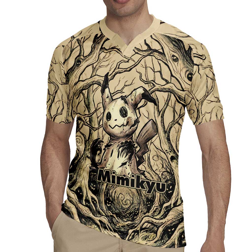 Mimikyu Forest Shadows Rugby Jersey Mimikyu’s Curse - Shadows Beneath the Mask