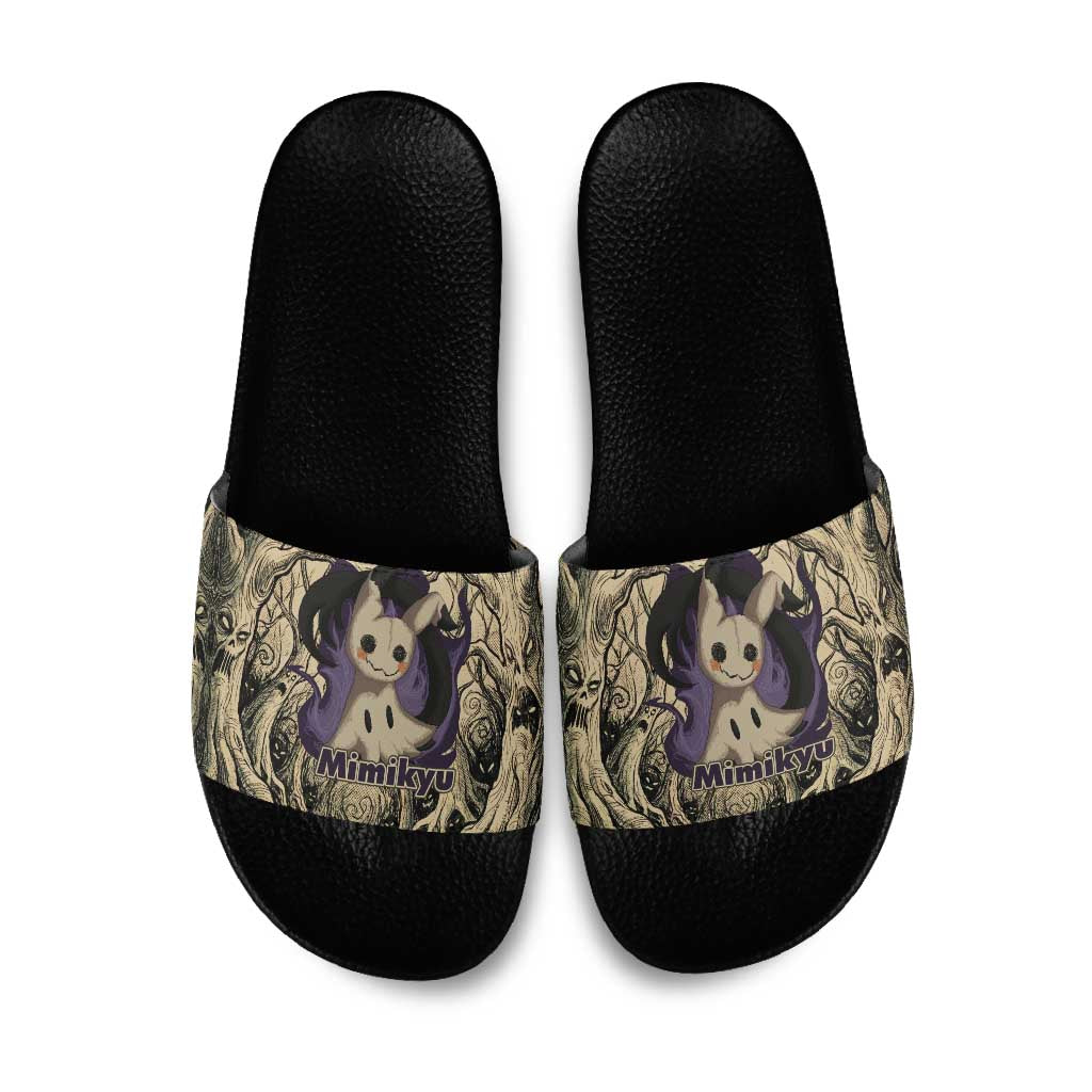 Mimikyu Forest Shadows Slide Sandals Mimikyu’s Curse - Shadows Beneath the Mask