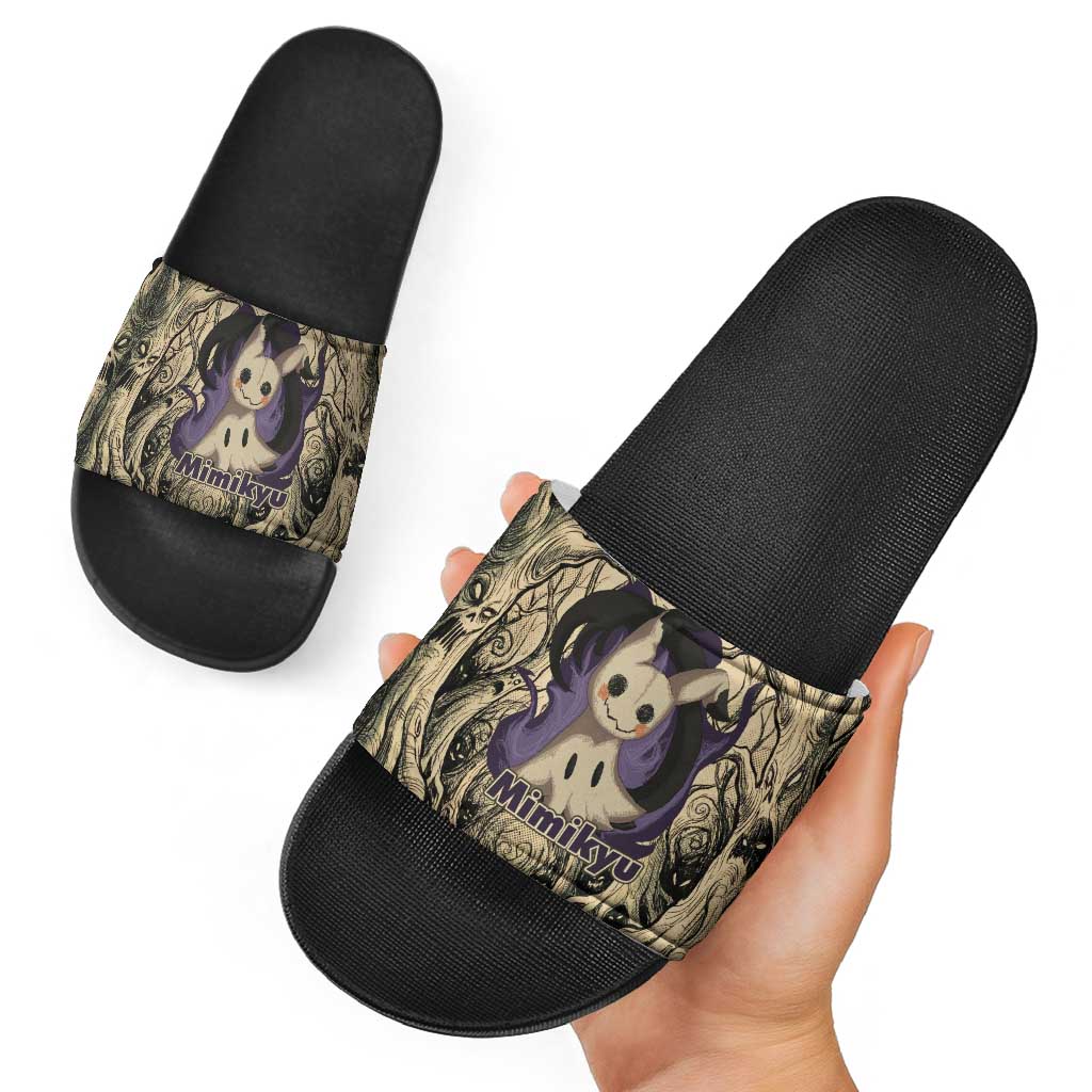 Mimikyu Forest Shadows Slide Sandals Mimikyu’s Curse - Shadows Beneath the Mask