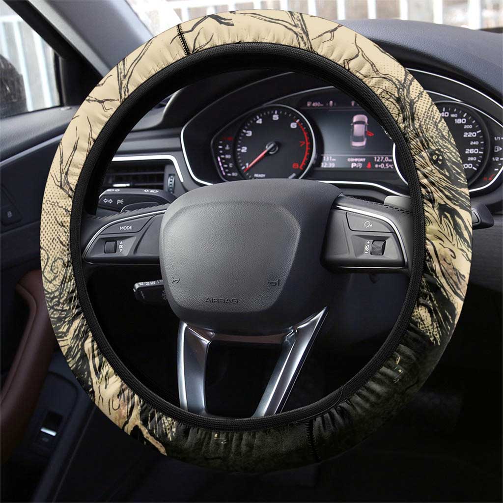 Mimikyu Forest Shadows Steering Wheel Cover Mimikyu’s Curse - Shadows Beneath the Mask