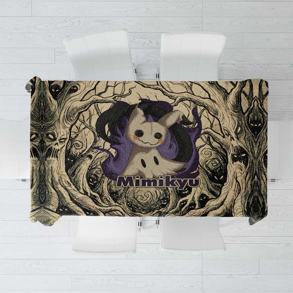 Mimikyu Forest Shadows Tablecloth Mimikyu’s Curse - Shadows Beneath the Mask