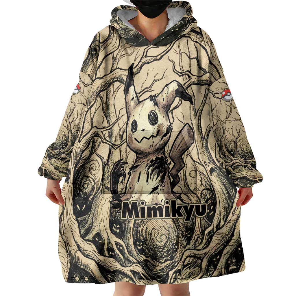 Mimikyu Forest Shadows Wearable Blanket Hoodie Mimikyu’s Curse - Shadows Beneath the Mask