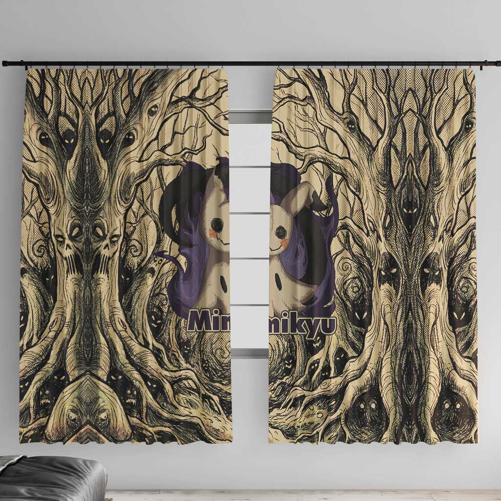 Mimikyu Forest Shadows Window Curtain Mimikyu’s Curse - Shadows Beneath the Mask