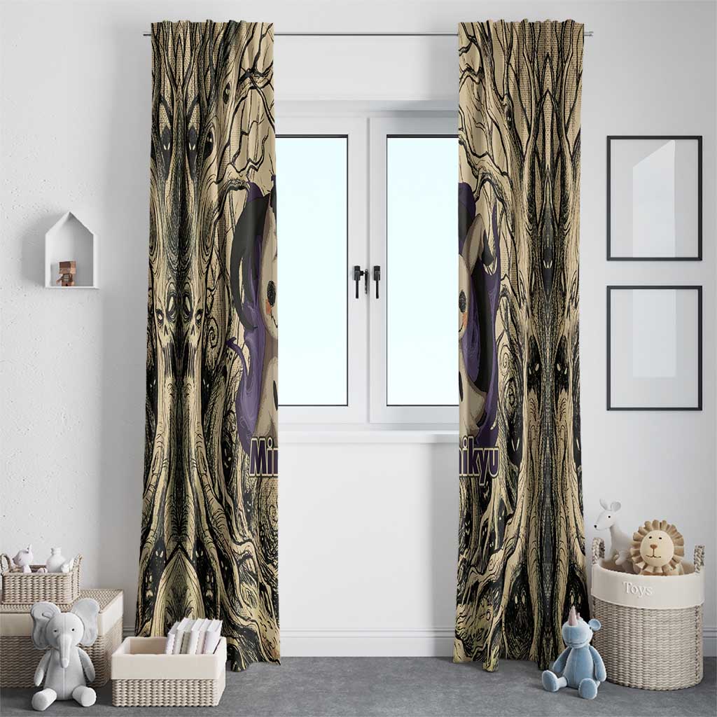 Mimikyu Forest Shadows Window Curtain Mimikyu’s Curse - Shadows Beneath the Mask